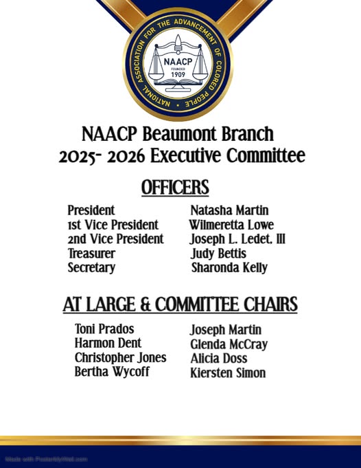 NAACP Executive Committee 2025-26